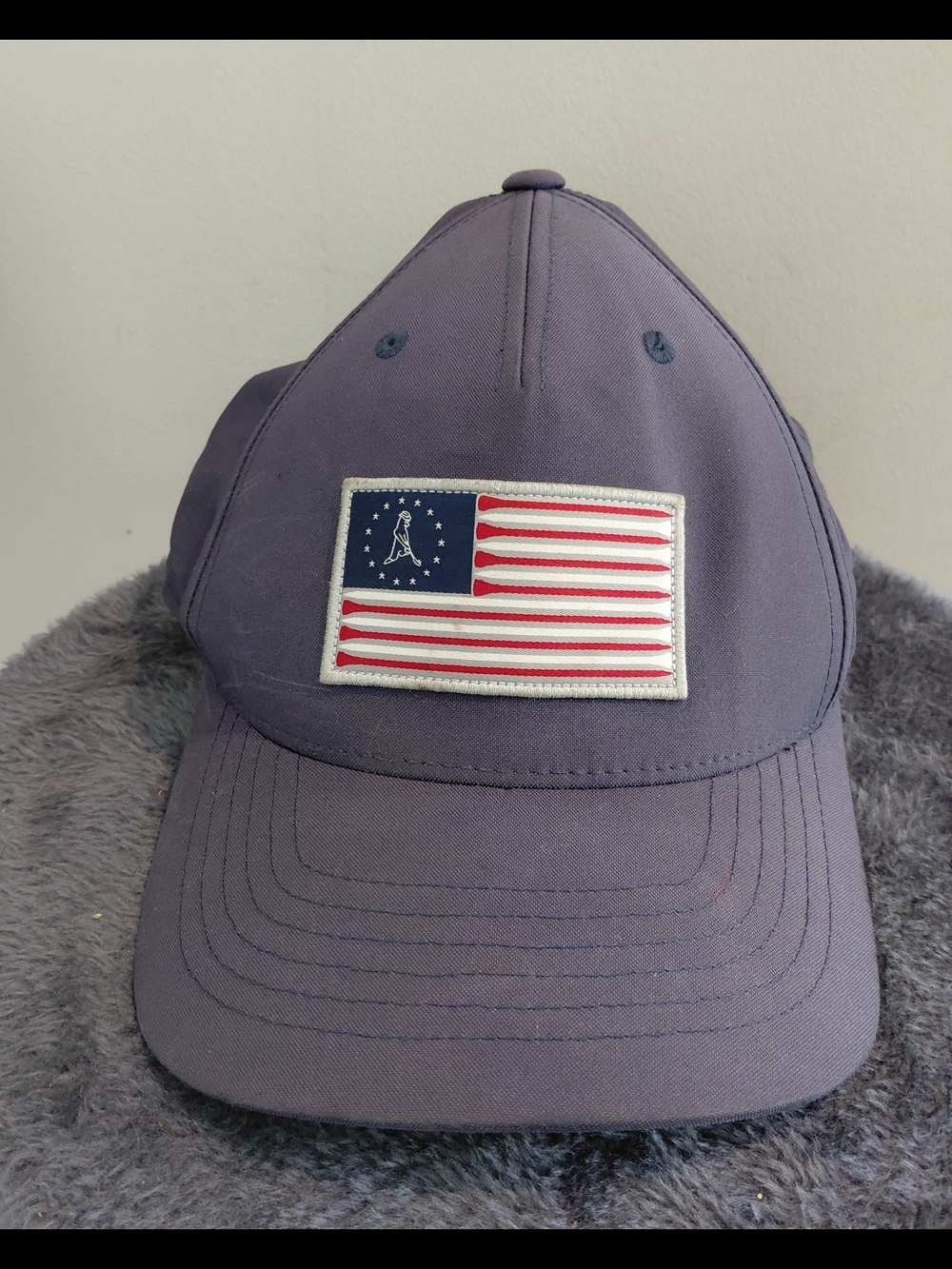 Ping Stars and Tees American Flag Patch Golf Hat